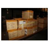 Cases of 5-strand pearl necklaces - white