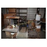 Lot:  Spray racks and holders