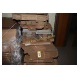 Lot:  Assorted shipping/inventory boxes