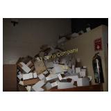 Lot:  Inventory boxes -  various widths x 1