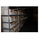 Sections of metal shelving - 3