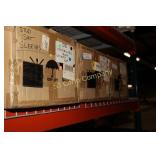 Contents of shelf - necklace cards, box sleeves