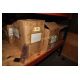 Contents of shelf - clear plastic key chain