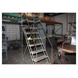 Seven step portable stairs (released after sale)