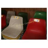 Fiberglass stacking chairs