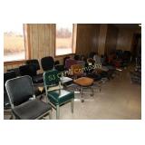 Lot:  30 assorted chairs