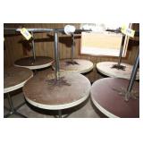 Round cafeteria tables - 36"