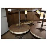 Round cafeteria tables - 36"