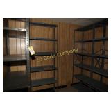 Sections of metal shelving - 3
