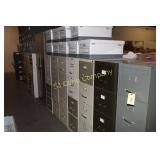 Four drawer file cabinets  (no contents)