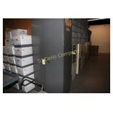 Two door metal cabinet  (released when empty)