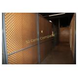 232 feet of security fencing including 7 hinged