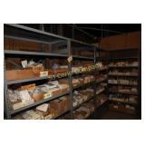 Sections of metal shelving - 3