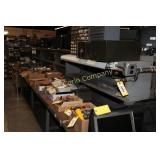 Work benches w/lights and shelf