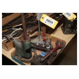 Lot:  Stone wheel dresser, bending tool, ring