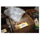 Lot:  Glue syringes and plastic bottles