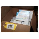 Lot: Surgical tape, razor blades