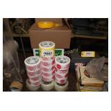 Lot:  Assorted tapes
