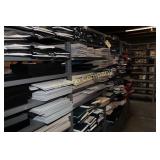 Sections of metal shelving - 3