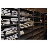Sections of metal shelving - 3