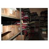 Sections of metal shelving - 3