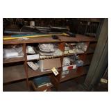 Polishing accessories and wood shelf unit