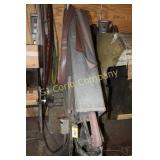 Bolster belt sanding machine