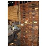 Wood work trays - 26" x 16" x 3"