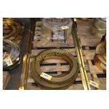 Coils of perforated brass flat stock - 2.25" w