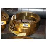 Coils of brass flat stock - 2.75" w