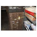 27 drawer metal cabinet