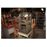 Lot:  Wood work stations - assorted