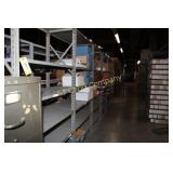 Sections of metal shelving - 3