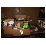 Lot:  Office supplies, knick knacks, electric
