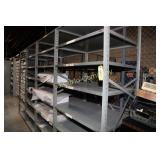 Sections of metal shelving - 3