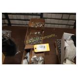 Lot:  Assorted pewter parts