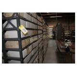 Sections of metal shelving - 3