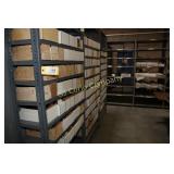 Sections of metal shelving - 3