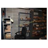 Lot:  3 sections of metal shelving