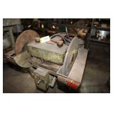 18" double disk sander -pedistal stand