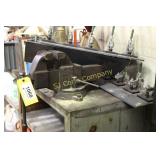 5" Bench vise and cabinet