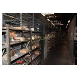 Sections of metal shelving - 3