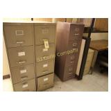 4 drawer file cabinets - no content
