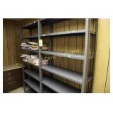 Sections of metal shelving - 3