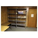 Sections of metal shelving - 3