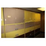 Lateral file cabinets - 4 drawer - w/office