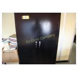 Two door metal cabinet - 6