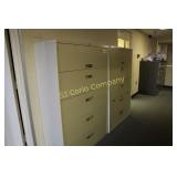 Lateral file cabinets - 5 drawer  (no contents)