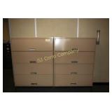 4 drawer lateral file cabinets - no contents