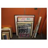 Lot:  5 prints and map